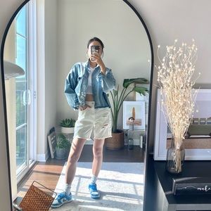 American eagle oversized denim jacket.